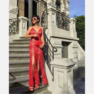 Jarlo London Jayden Lace Maxi Dress